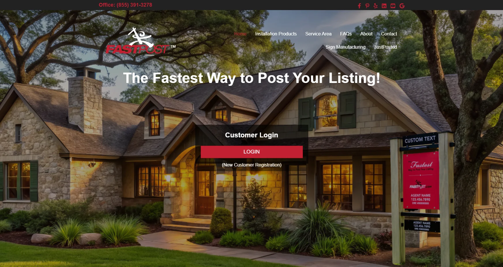 the rebuilt fastpost.com website